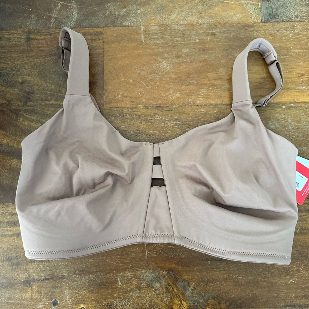 SPANX Wireless Minimizer Women's Cafe au lait Bra size 32G NWT
